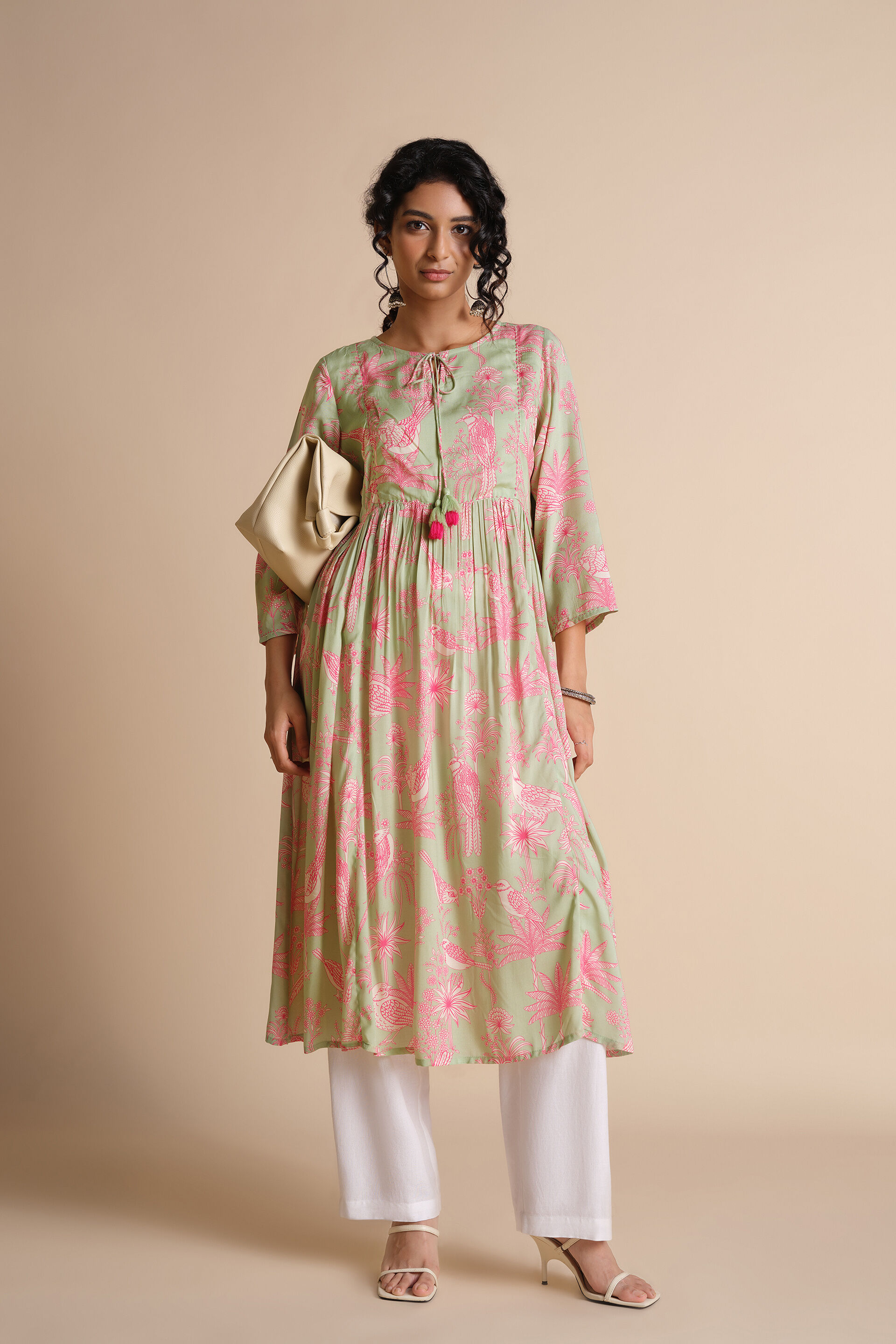 Hara Bhara Kurta, Sage Green, image 2